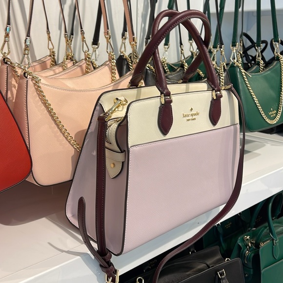 Kate Spade Madison Colorblock Saffiano Leather Medium Satchel
Lilac Moonligh
NWT - Picture 3 of 16